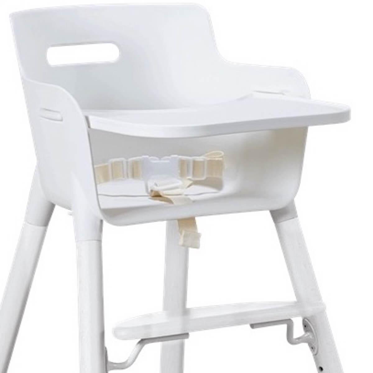Chaise haute tablette BABY Flexa blanc
