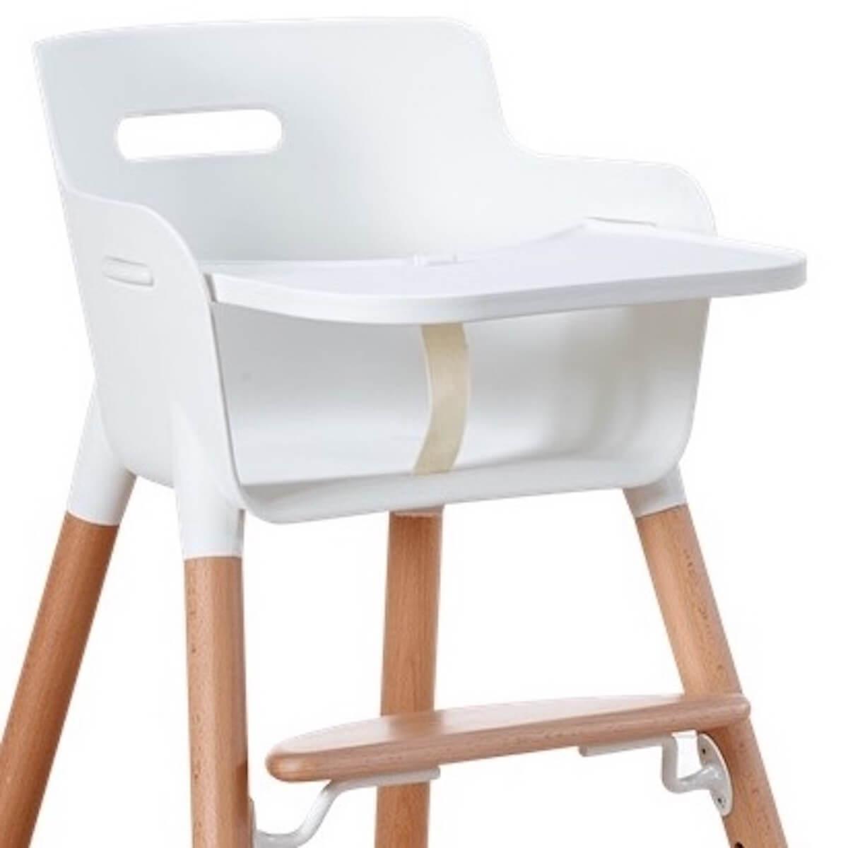 Chaise haute tablette BABY Flexa naturel-blanc
