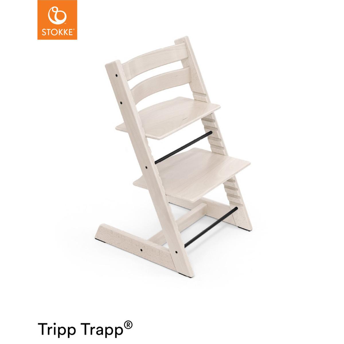 Chaise haute TRIPP TRAPP Stokke blanchi