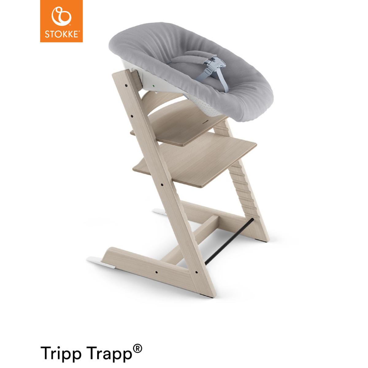 Chaise haute TRIPP TRAPP Stokke blanchi