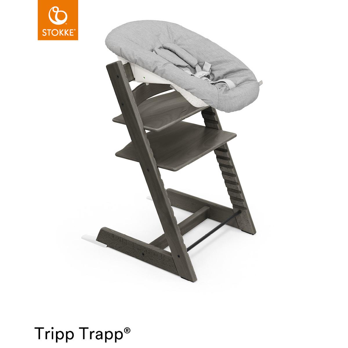 Chaise haute TRIPP TRAPP Stokke gris brume