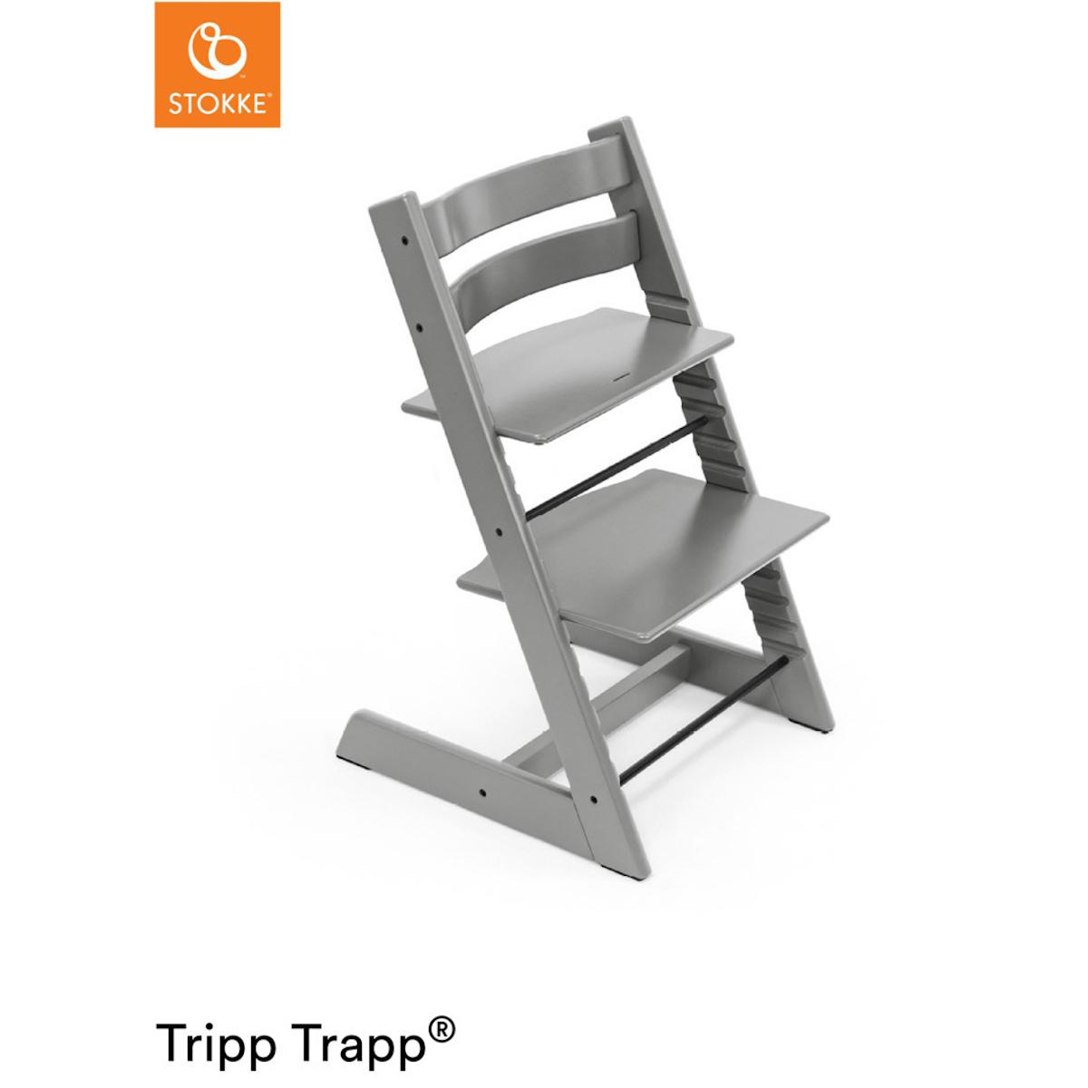 Chaise haute TRIPP TRAPP Stokke gris tempête