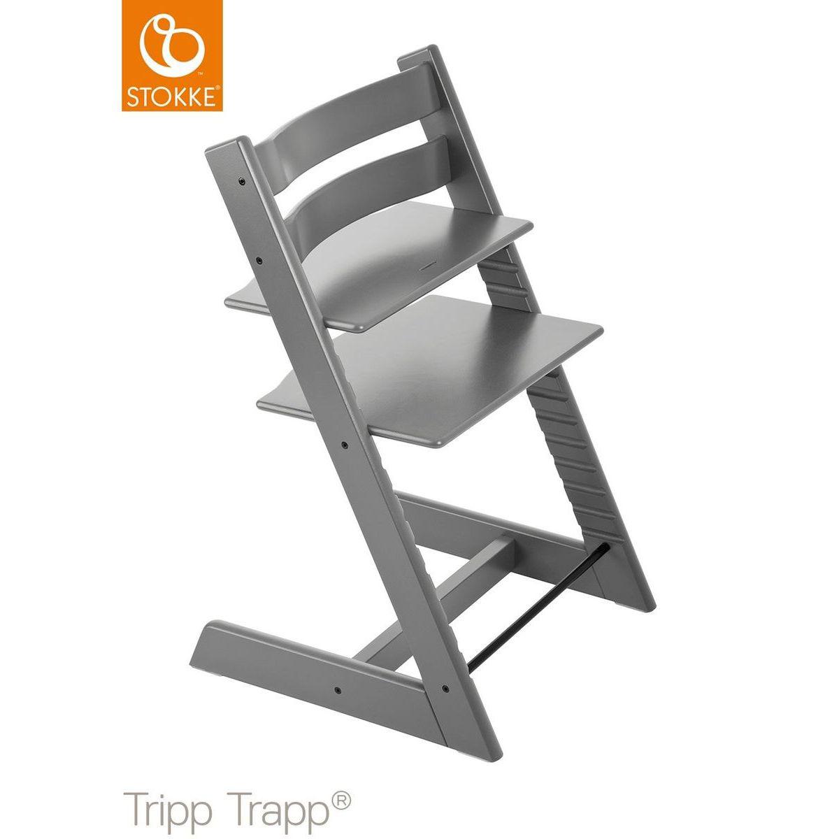 Chaise haute TRIPP TRAPP Stokke gris tempête