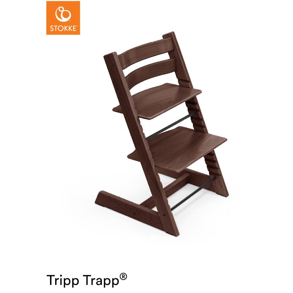 Chaise haute TRIPP TRAPP Stokke noyer