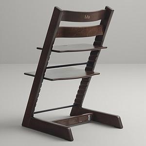 Chaise haute TRIPP TRAPP Stokke noyer