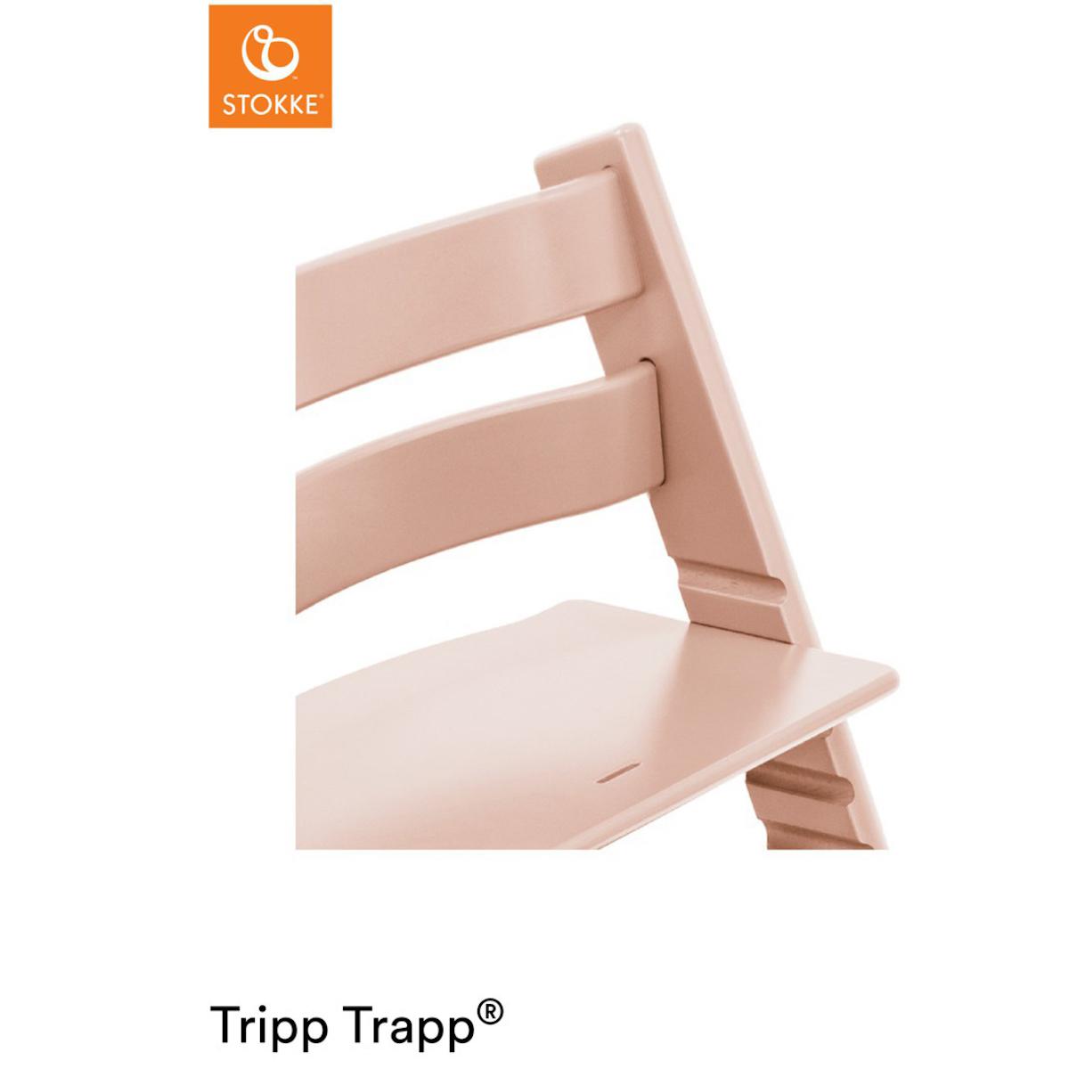 Chaise haute TRIPP TRAPP Stokke rose serein 