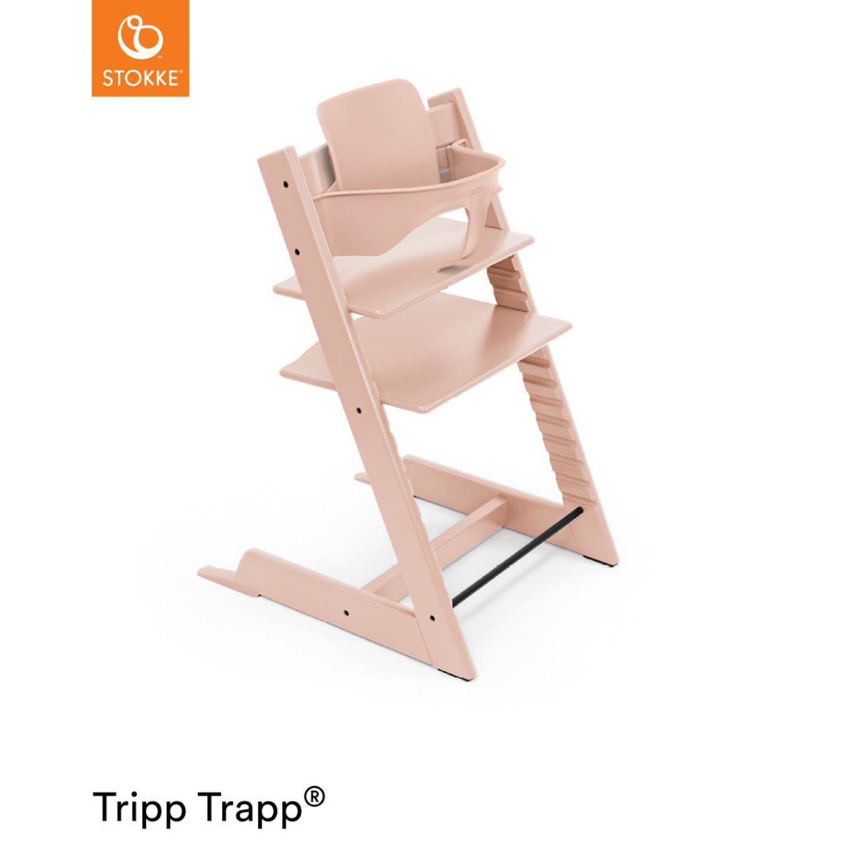 Chaise haute TRIPP TRAPP Stokke rose serein 