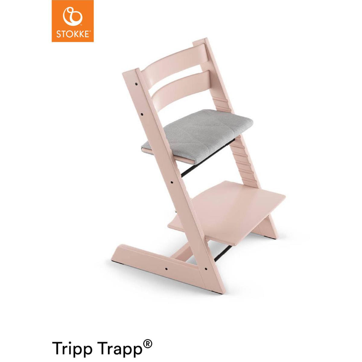 Chaise haute TRIPP TRAPP Stokke rose serein 