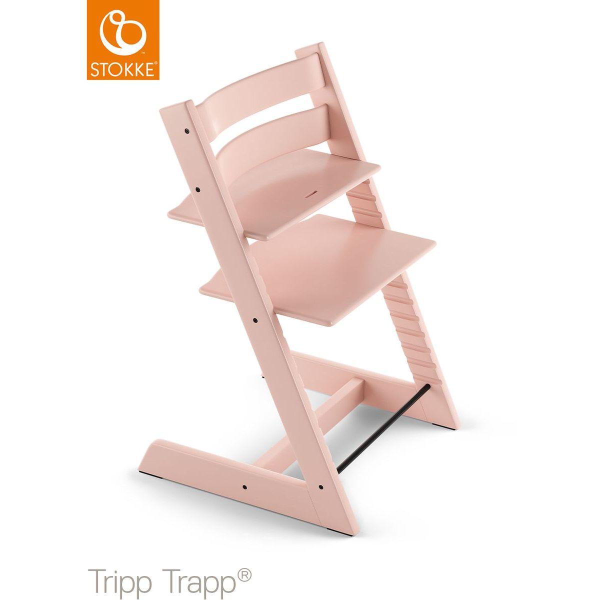 Chaise haute TRIPP TRAPP Stokke rose serein 