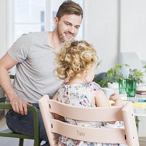Chaise haute TRIPP TRAPP Stokke rose serein 