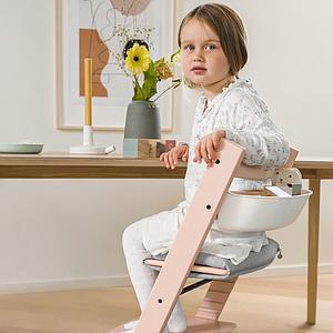 Chaise haute TRIPP TRAPP Stokke rose serein 