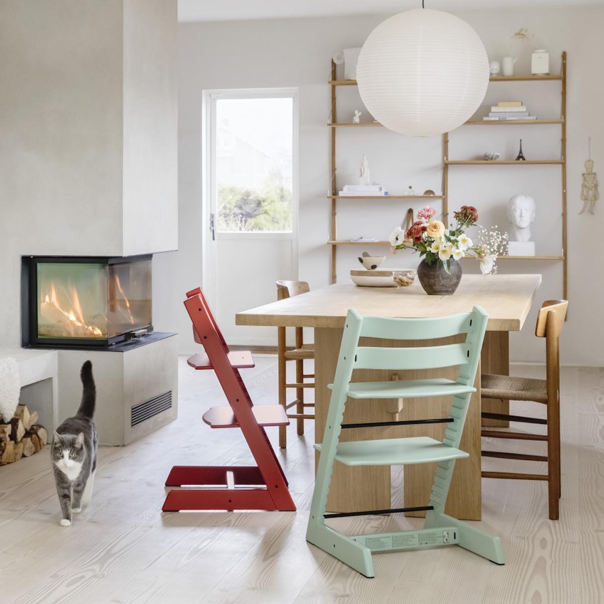 Chaise haute TRIPP TRAPP Stokke Soft Mint 