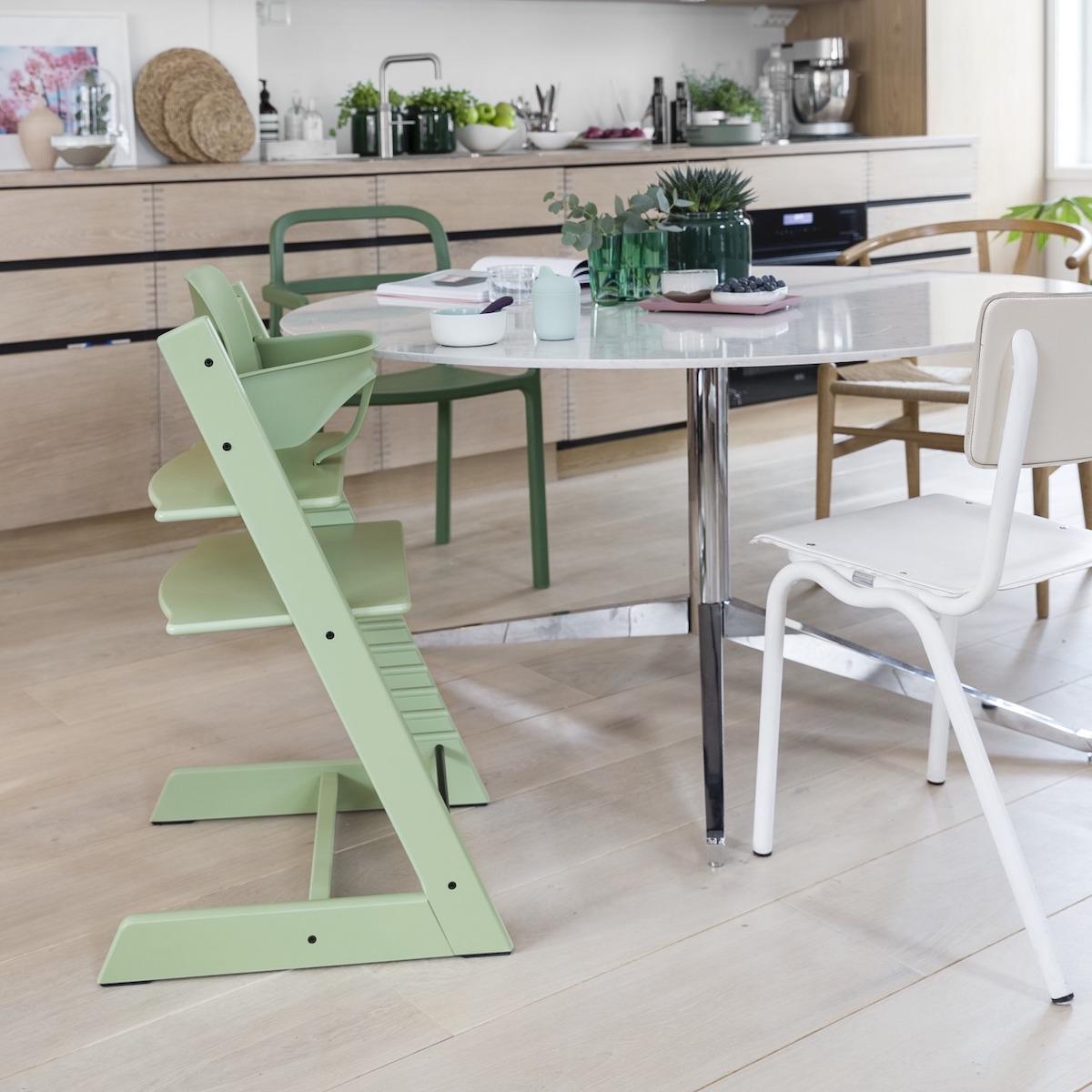 Chaise haute TRIPP TRAPP Stokke vert tilleul