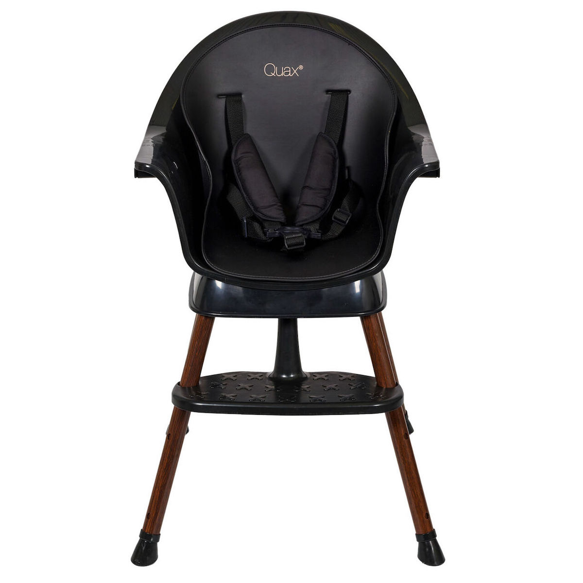 Chaise haute ULTIMO 3 Quax Luxe black walnut