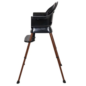 Chaise haute ULTIMO 3 Quax Luxe black walnut