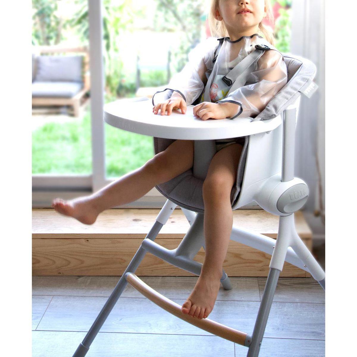 Chaise haute UPANDDOWN Beaba grey-white