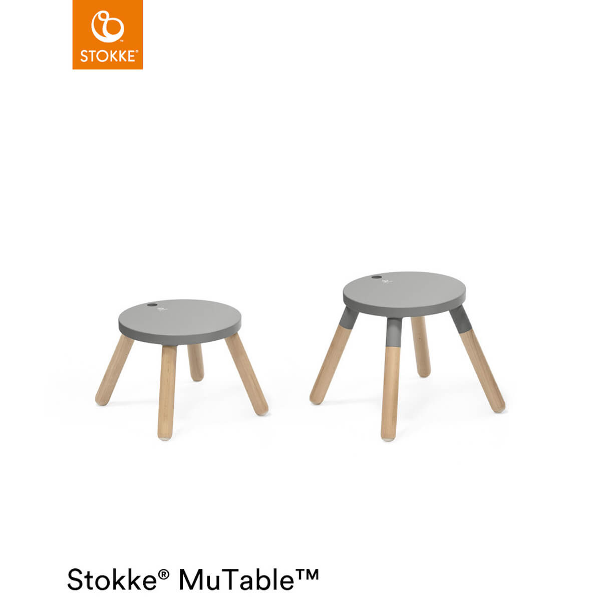 Chaise MUTABLE Stokke Storm grey