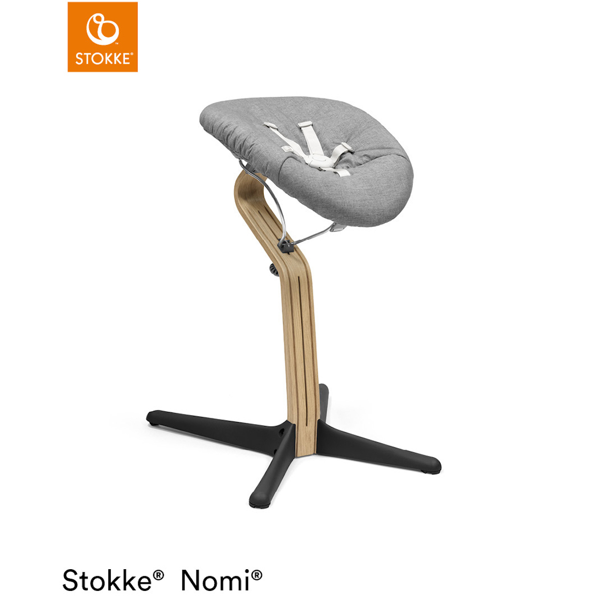Chaise NOMI Stokke chêne-noir