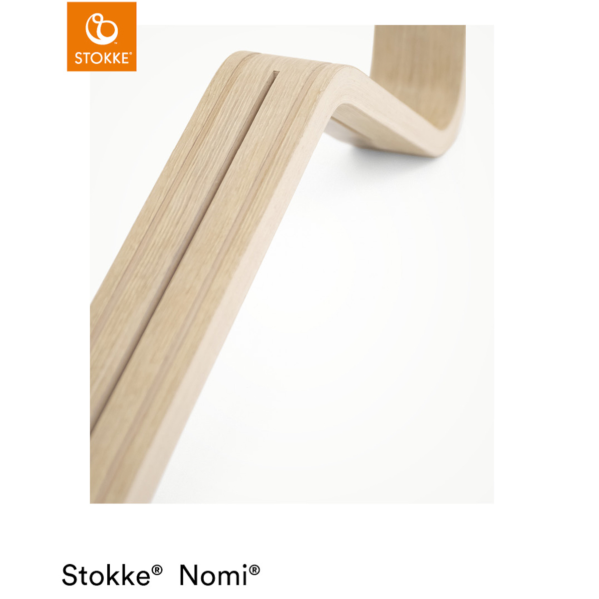 Chaise NOMI Stokke naturel-blanc