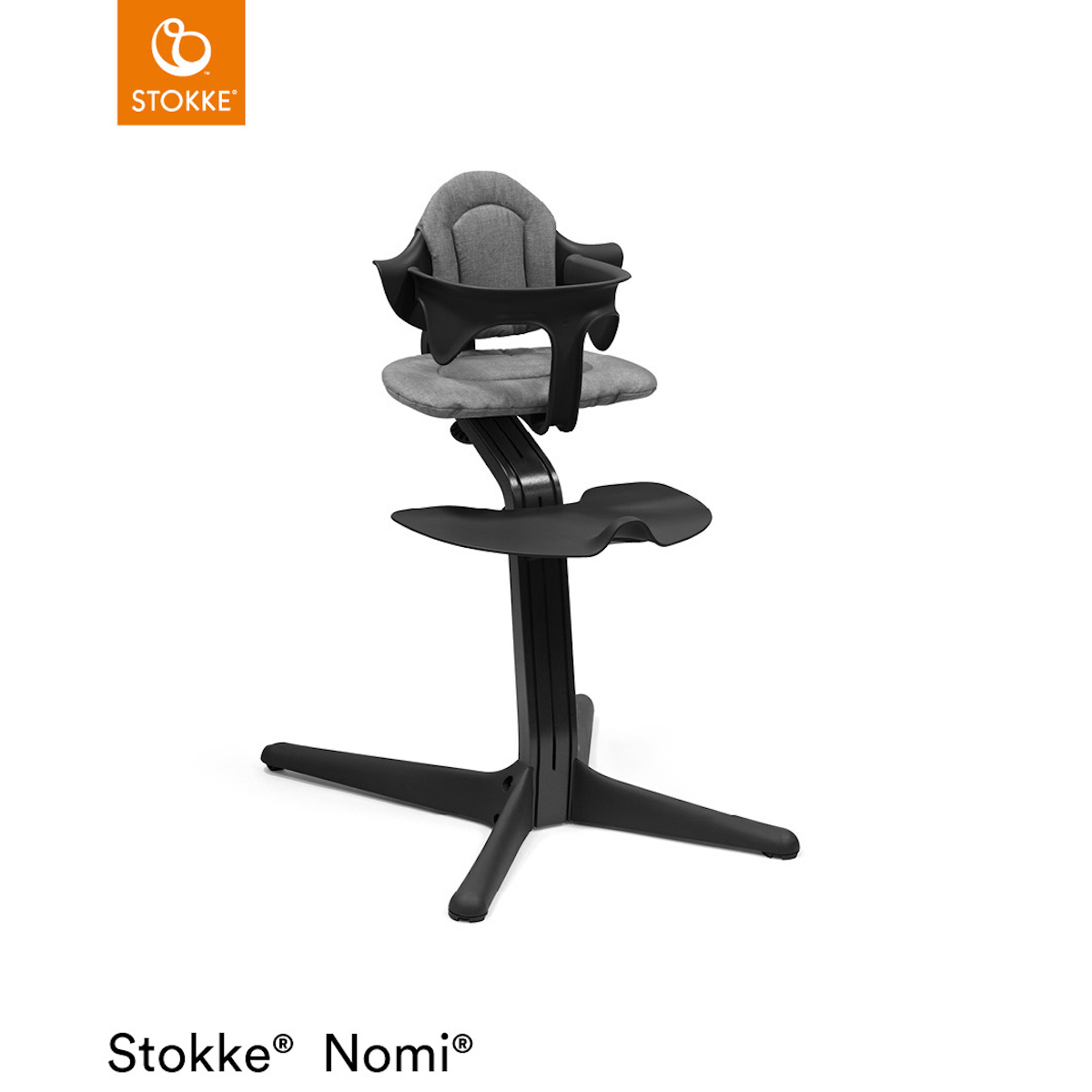 Chaise NOMI Stokke noir-noir