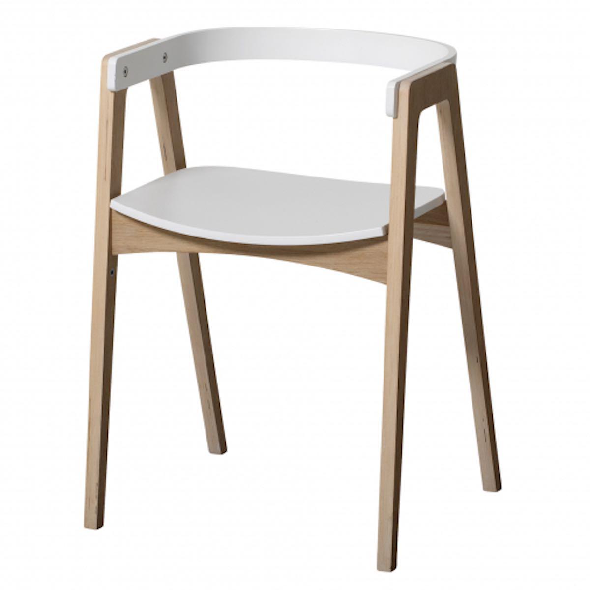 Chaise réglable WOOD Oliver Furniture blanc-chêne