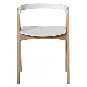 Chaise réglable WOOD Oliver Furniture blanc-chêne