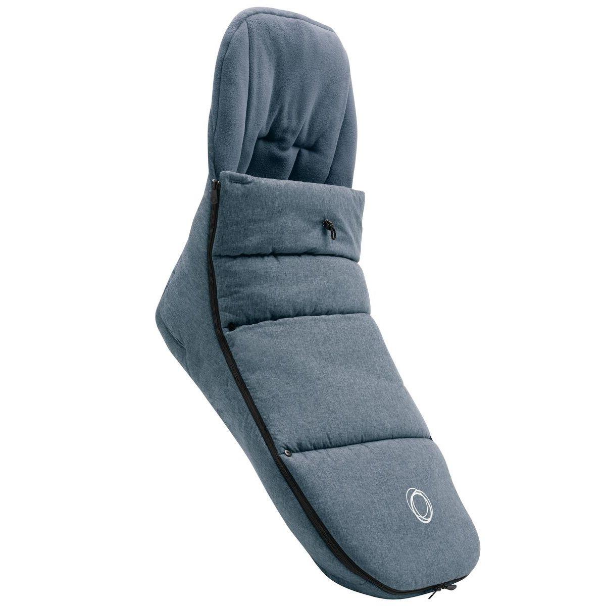 Chancelière bébé Bugaboo bleu chiné