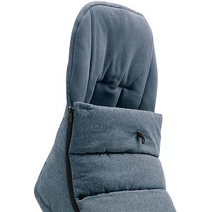 Chancelière bébé Bugaboo bleu chiné