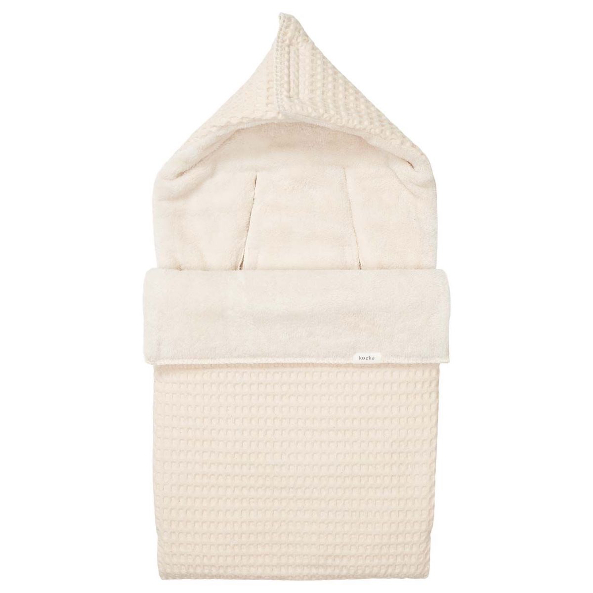 Chancelière de siège auto 0+ 3/5 points OSLO Koeka wafel teddy natural