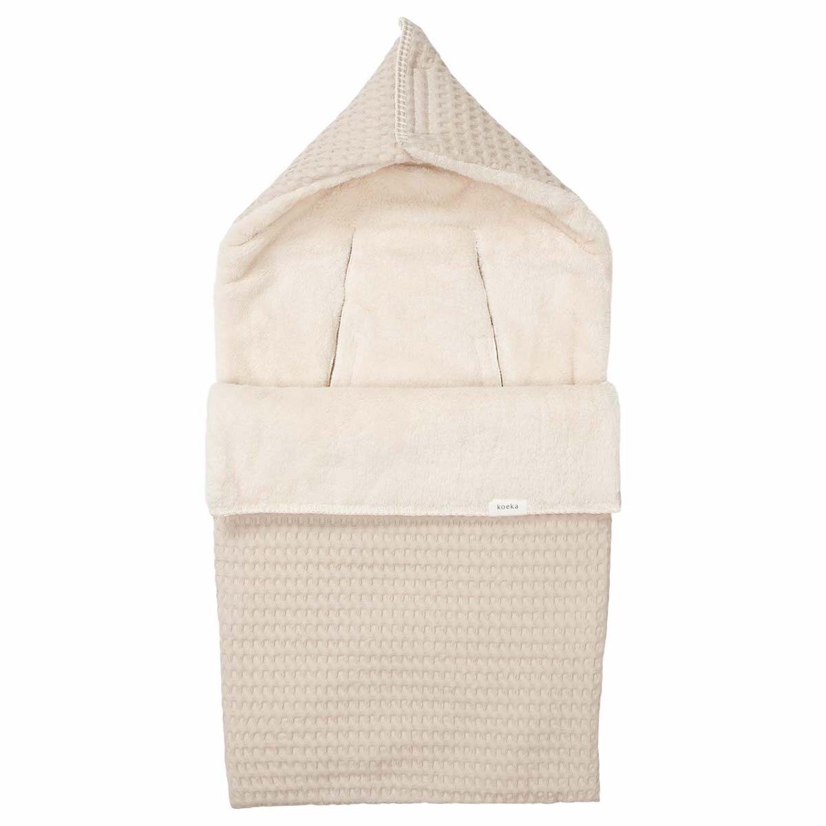 Chancelière de siège auto 0+ 3/5 points OSLO Koeka wafel teddy sand