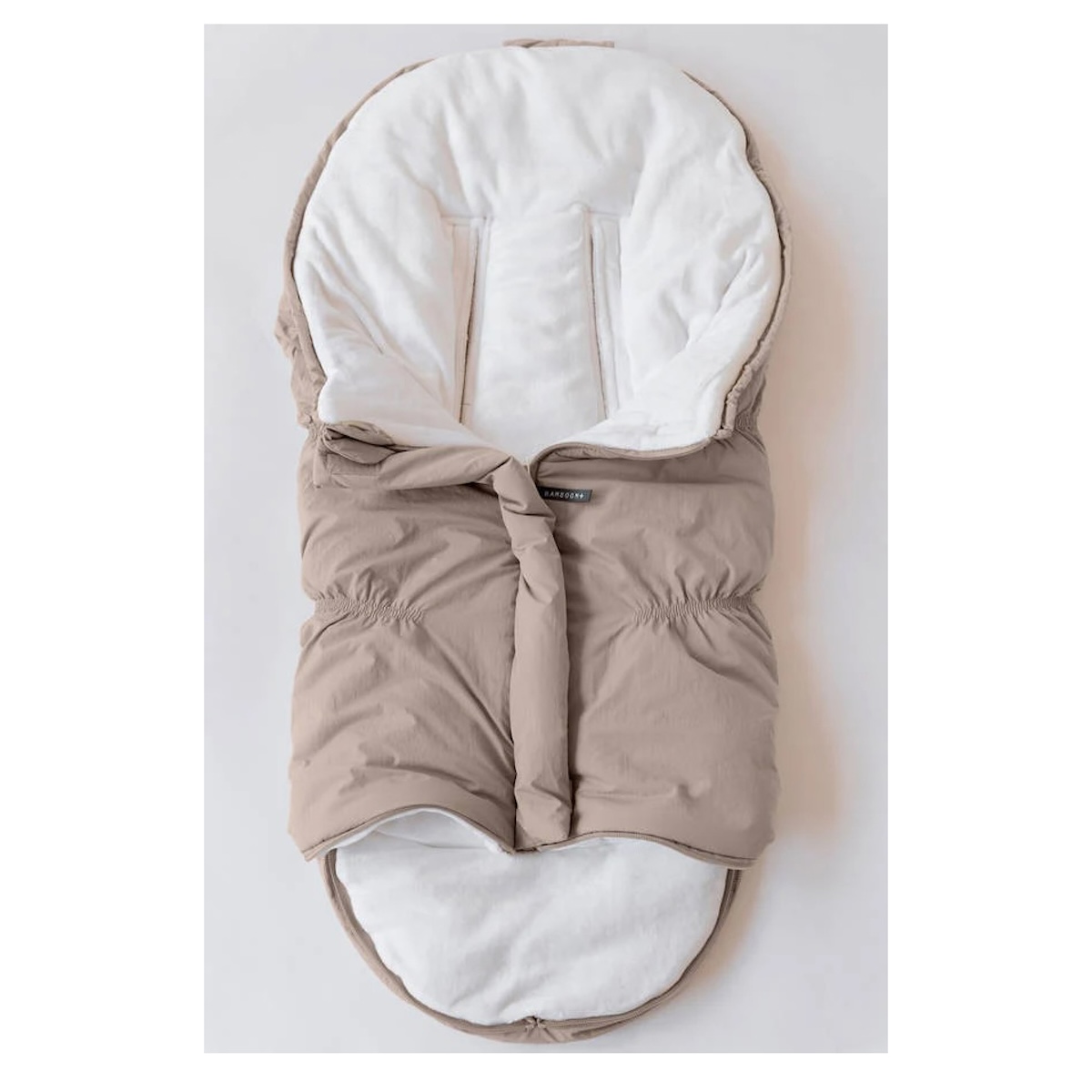 Chancelière Igloo MINI CARRY COT & CARSEAT gr0 Bamboom Velvet inside tog 4.5 warm sand