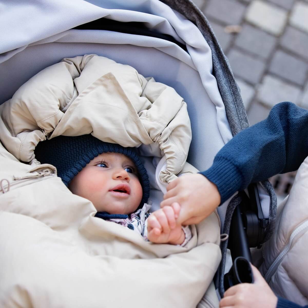 Chancelière poussette EXPLORER Voksi Seashell Sands Wings