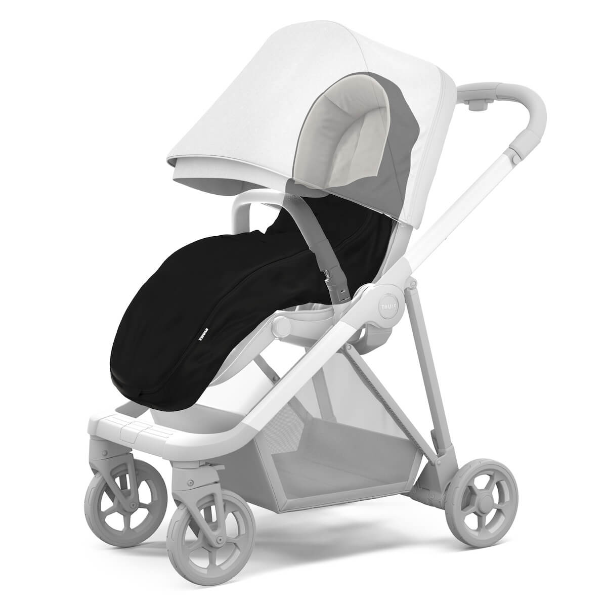 Chancelière poussette Thule black