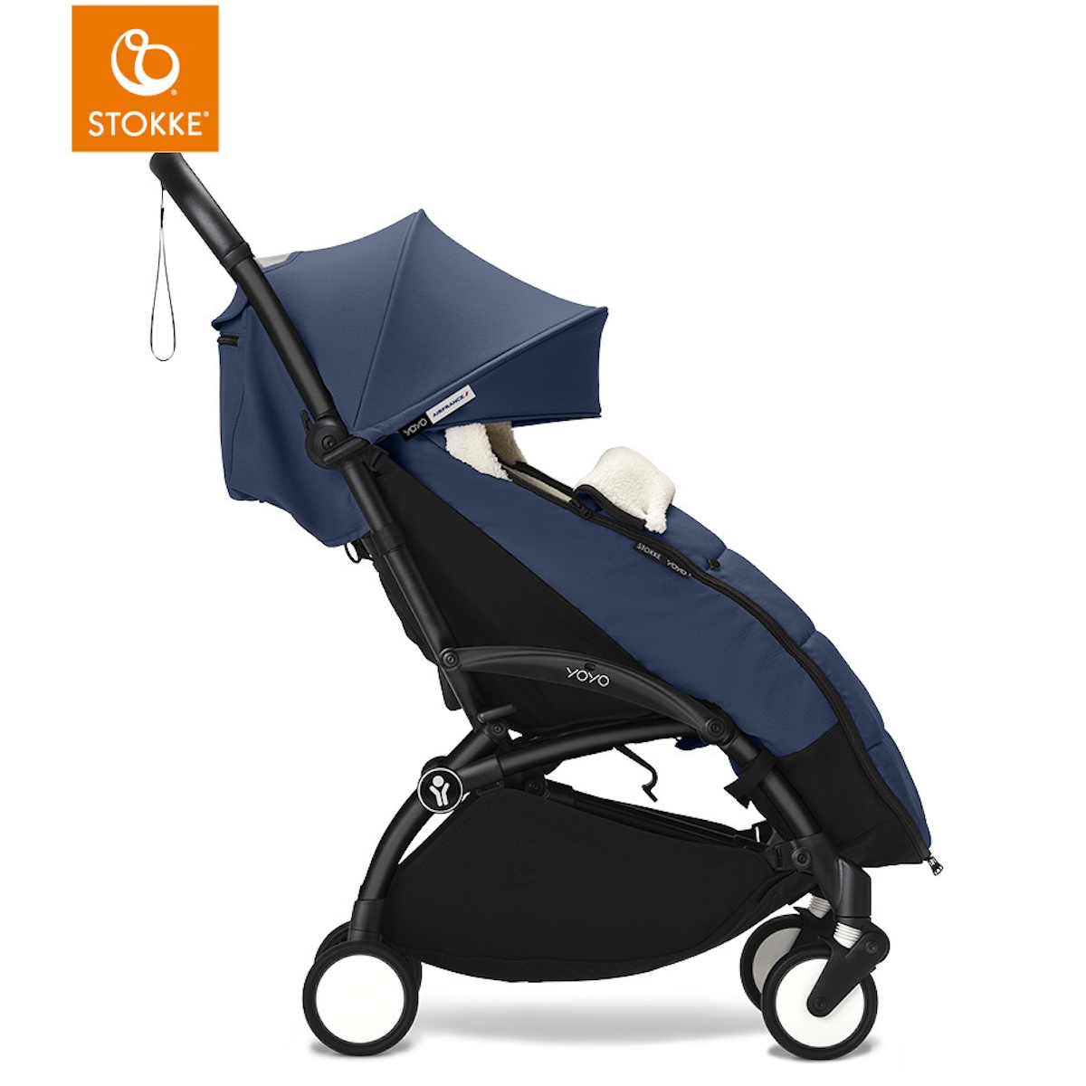 Chancelière YOYO3 Stokke bleu marine