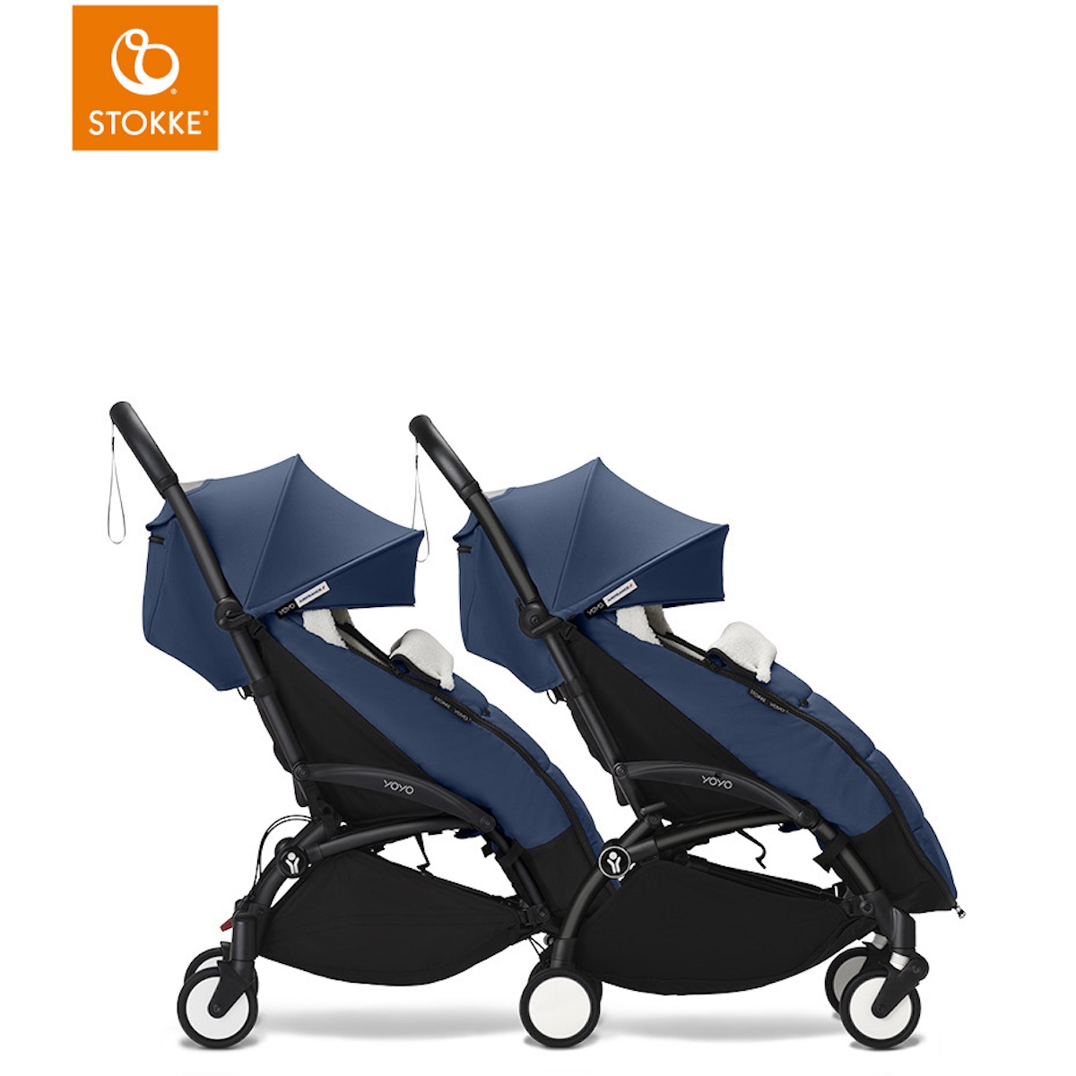 Chancelière YOYO3 Stokke bleu marine