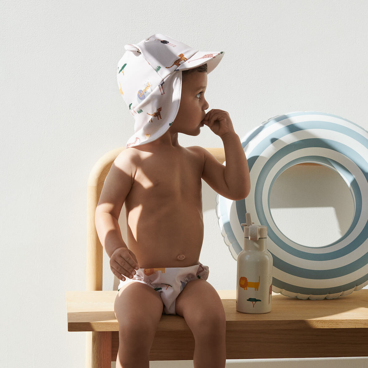 Chapeau 6-9M SENIA Liewood Floral-Sea shell mix