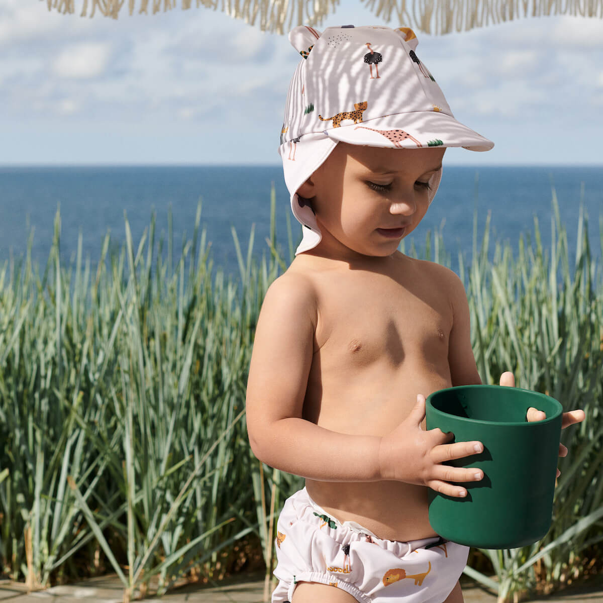 Chapeau 6-9M SENIA Liewood Floral-Sea shell mix