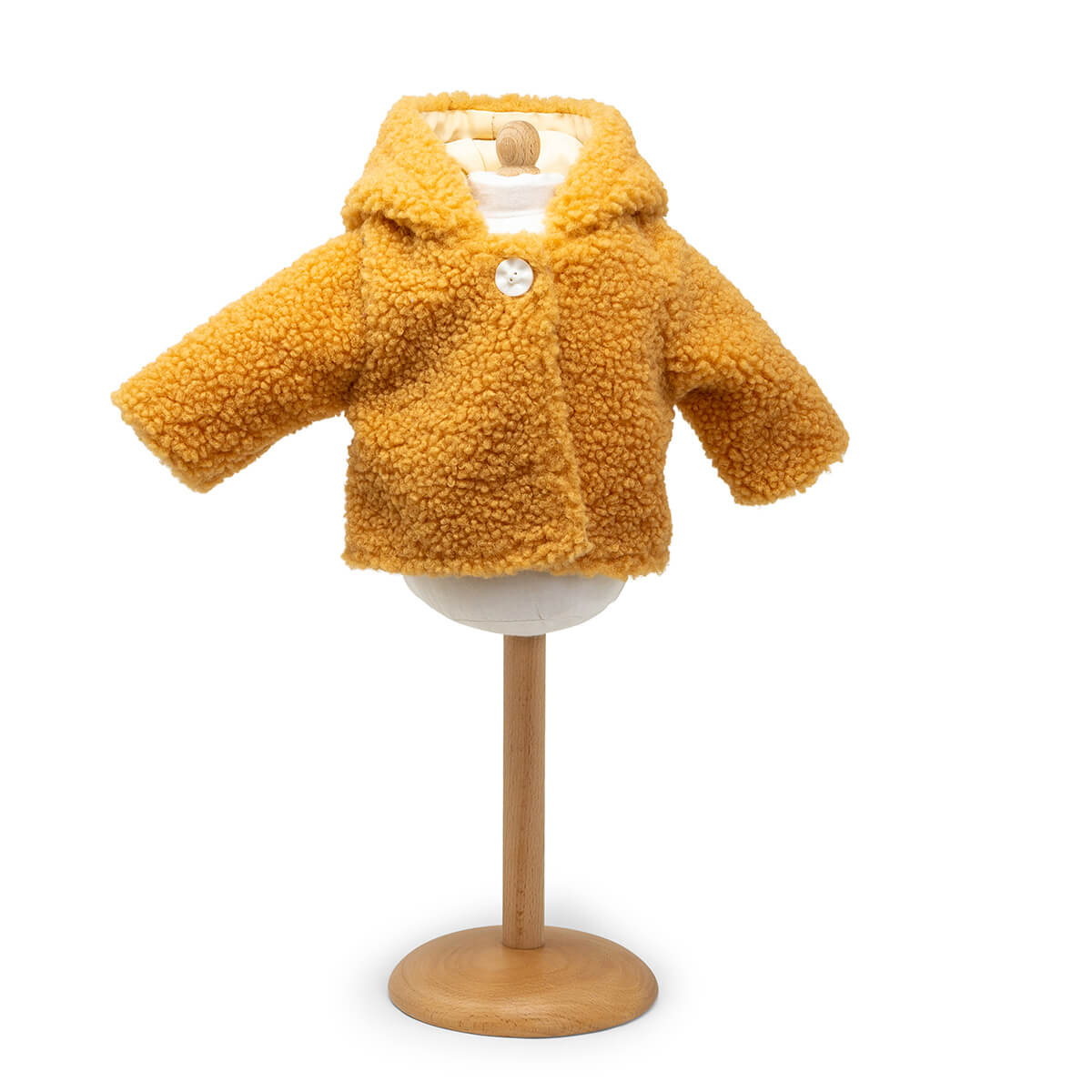 Chaqueta peluche capucha muñeca 35cm Mamamemo 