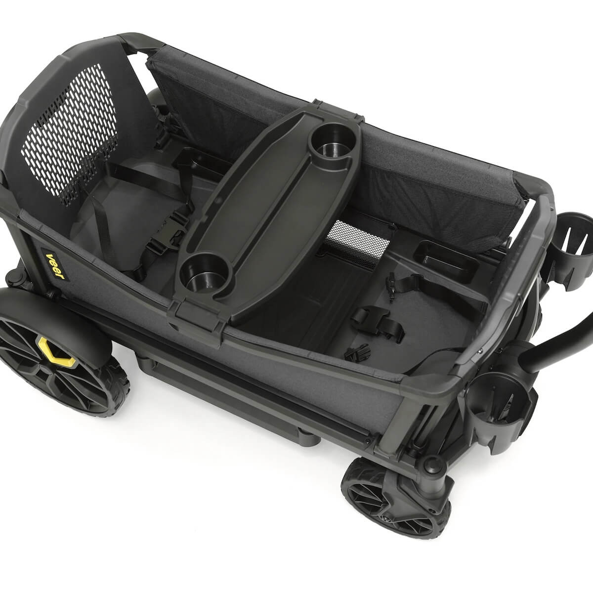 Chariot de transport enfants CRUISER Veer gris foncé noir