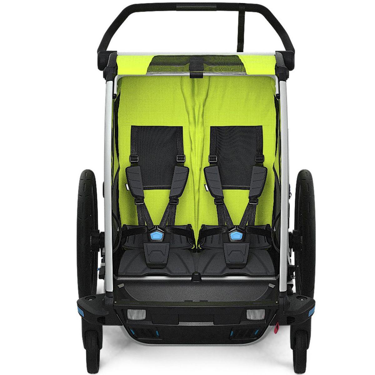 Chariot vélo CAB 2 Thule chartreuse 