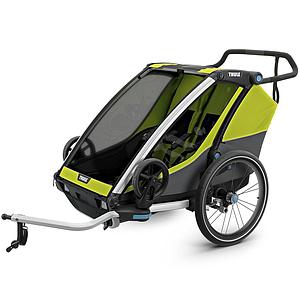 Chariot vélo CAB 2 Thule chartreuse 