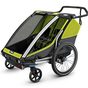 Chariot vélo CAB 2 Thule chartreuse 