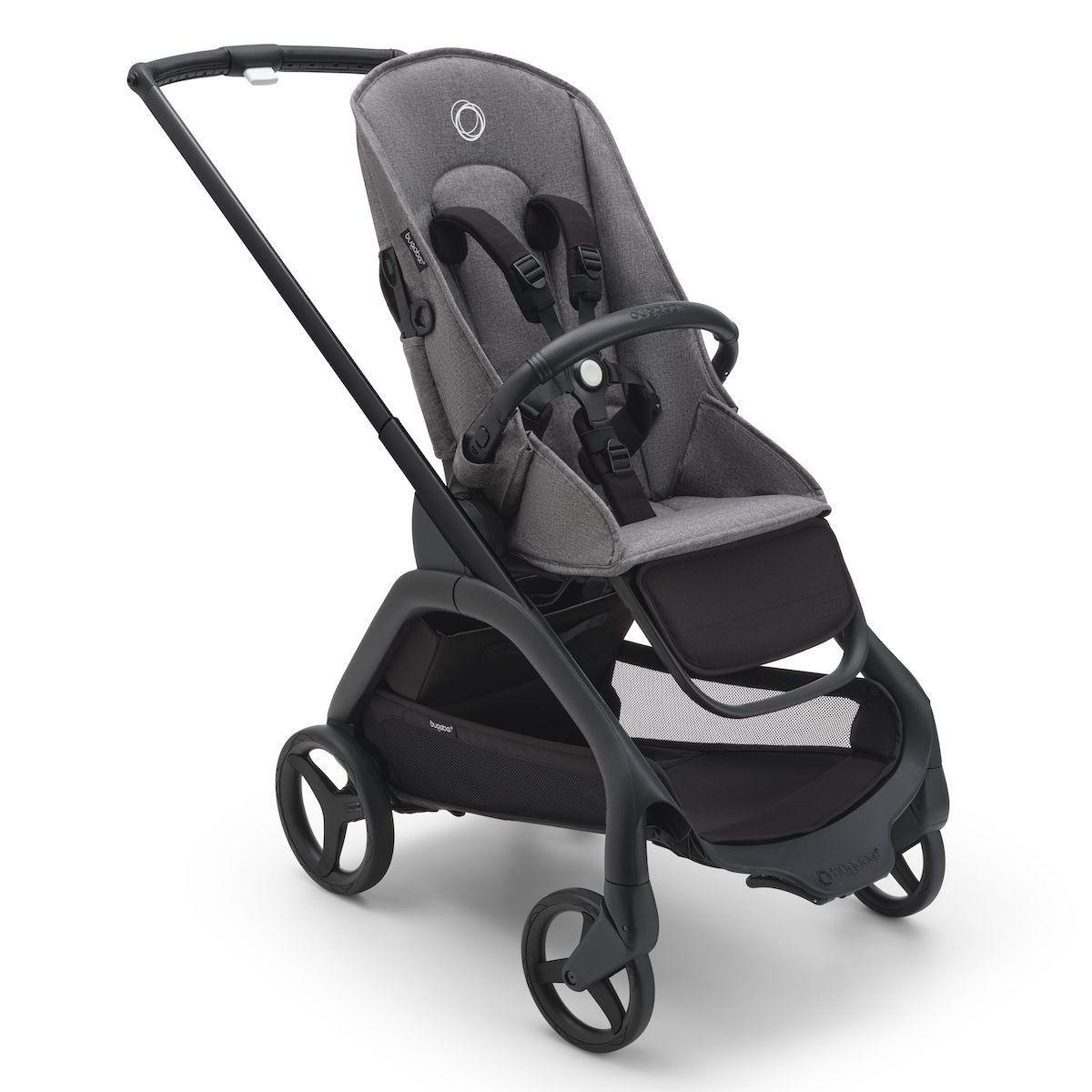 Châssis poussette Bugaboo Dragonfly noir-gris melange