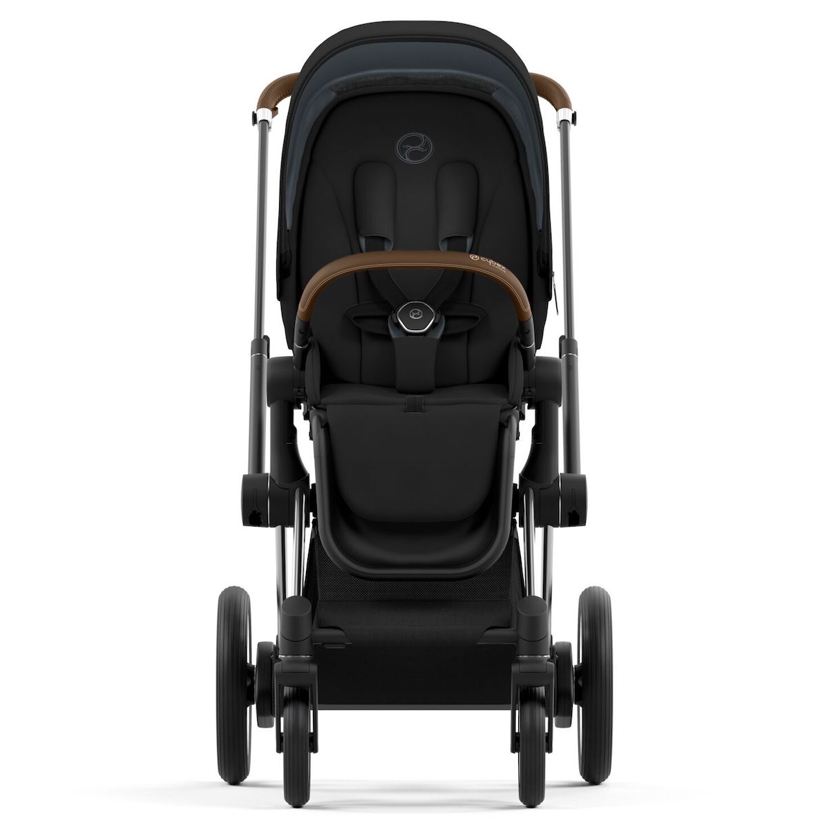 Châssis poussette ePRIAM Cybex Chrome Brown