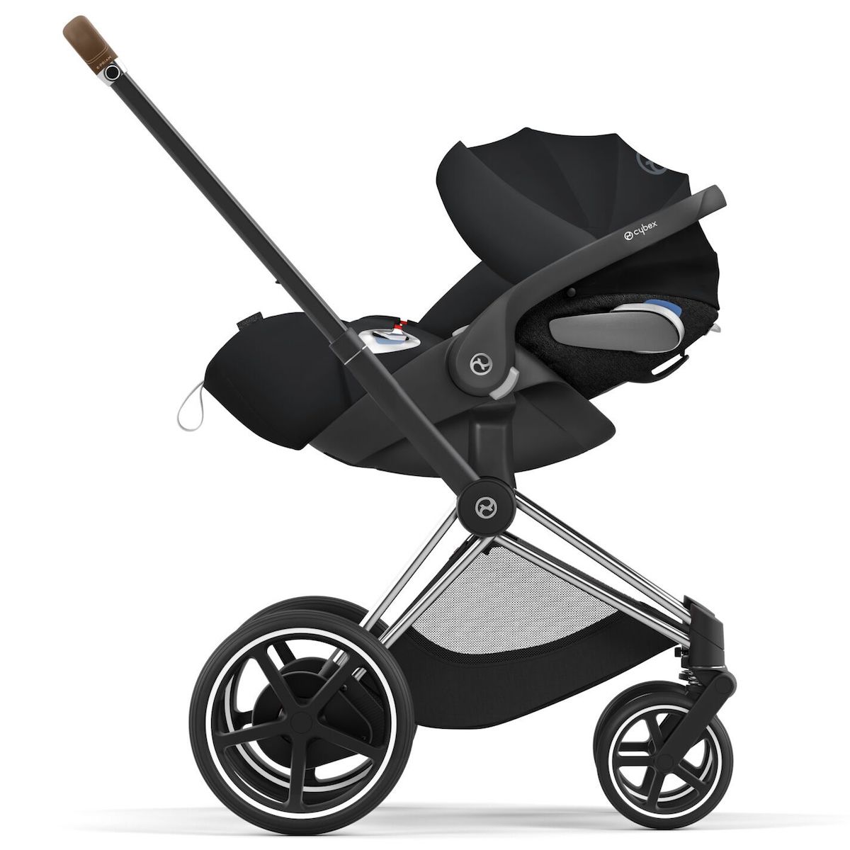 Châssis poussette ePRIAM Cybex Chrome Brown