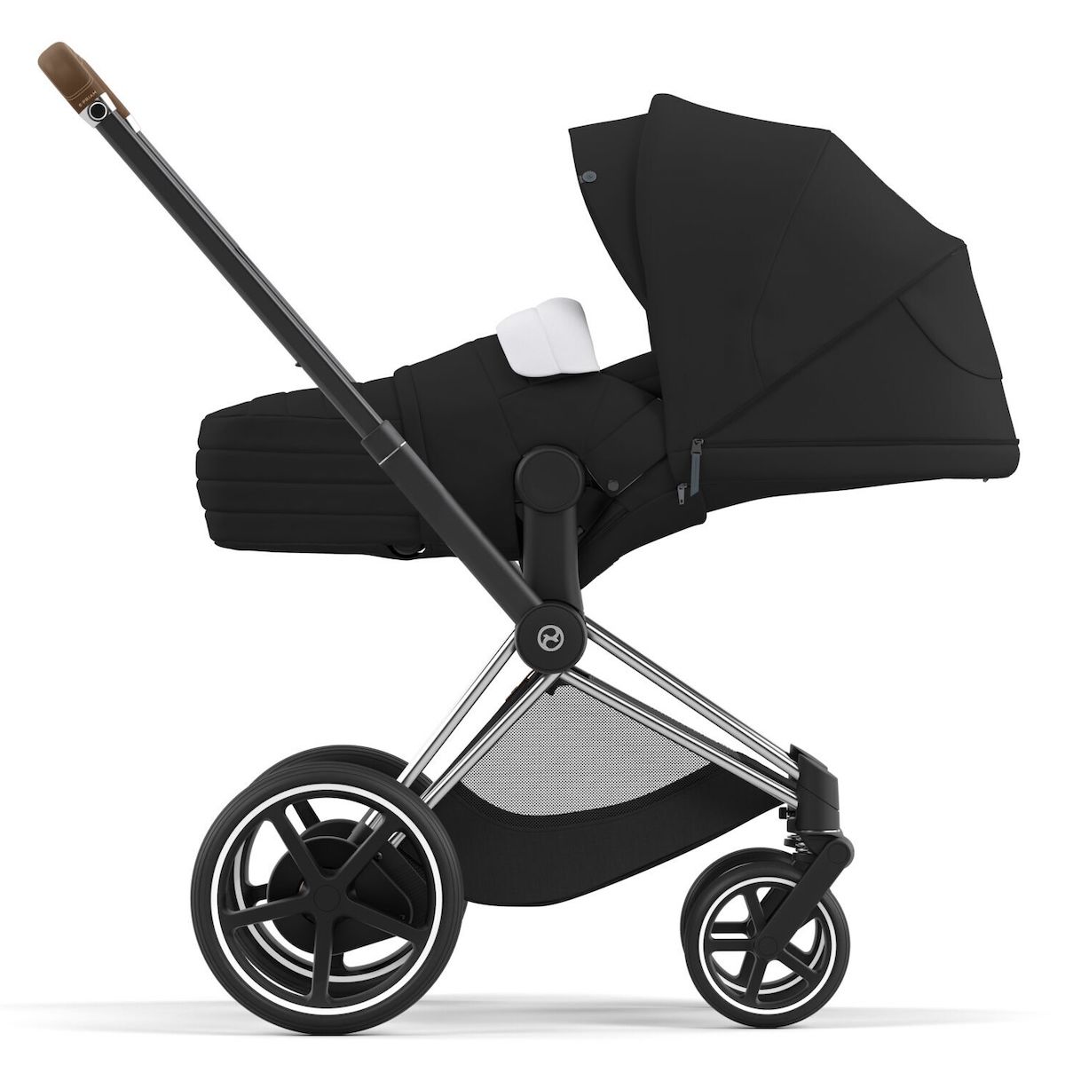 Châssis poussette ePRIAM Cybex Chrome Brown
