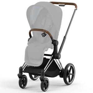 Châssis poussette ePRIAM Cybex Chrome Brown