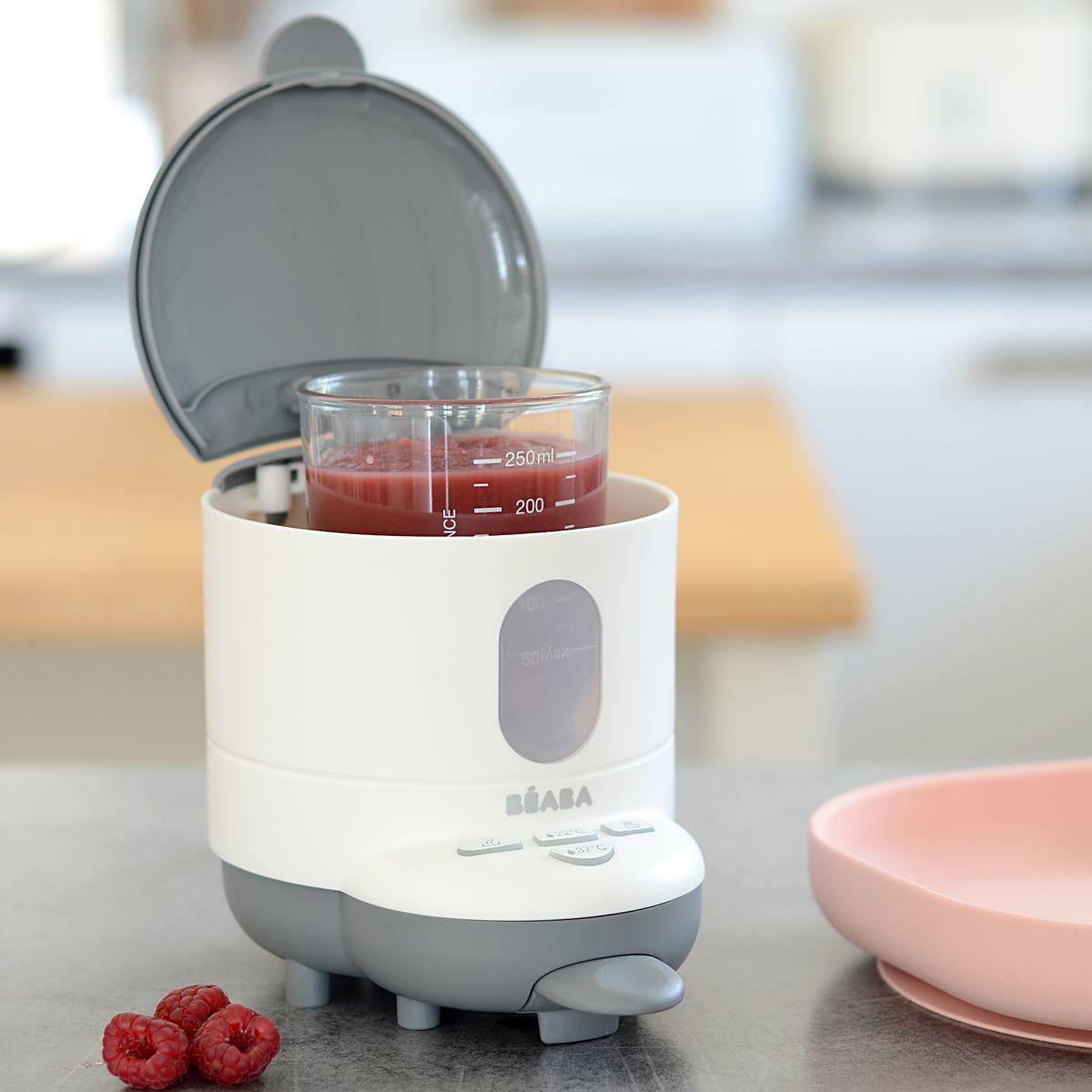 Chauffe biberon BIB EXPRESSO Beaba blanc-gris