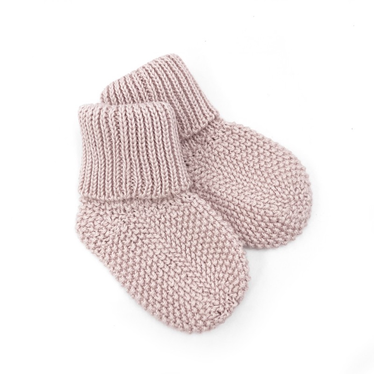 CHAUSETTES BÉBÉ TRICOT 3 m nude powder Babyshower
