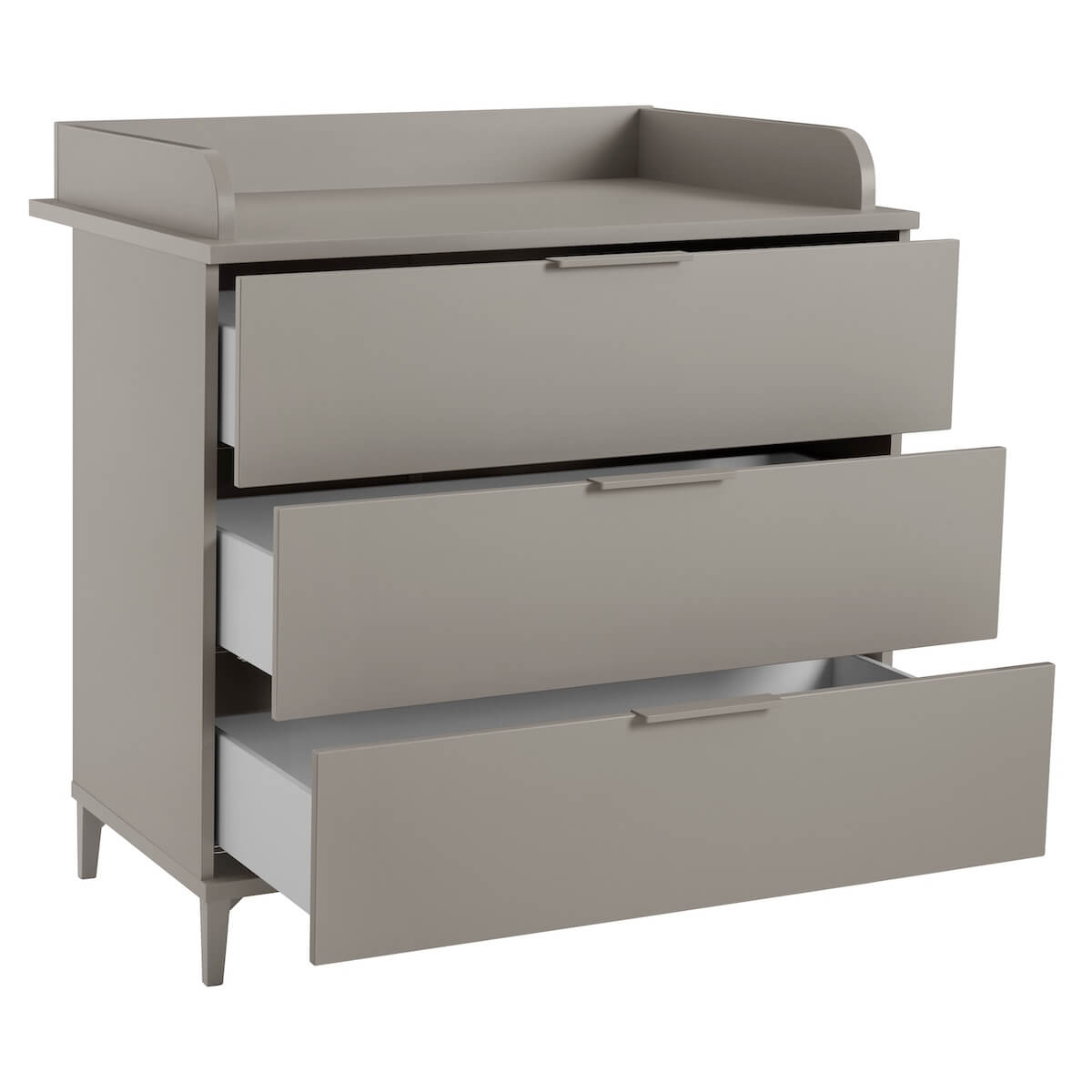 Chest of drawers 3D incl. changing board 94,7x87,9x52,4cm BROTHER STU Yuny by Paidi taupe